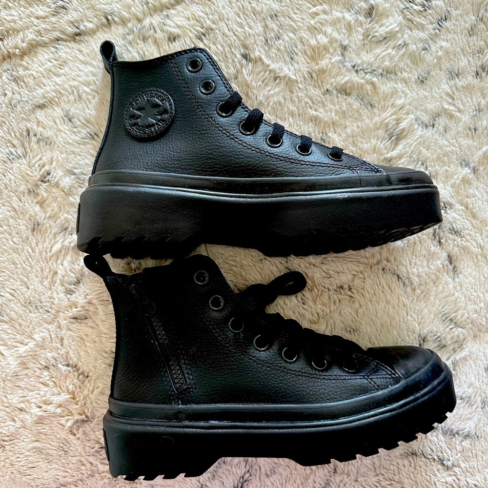 Chuck Taylor All Star Lugged Lift Platform Leather